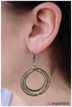 Load image into Gallery viewer, Bounce Back - Brass Earrings - Paparazzi