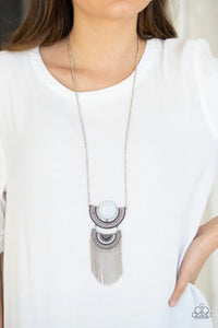 Desert Diviner - Silver Necklace - Paparazzi