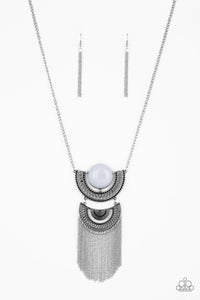 Desert Diviner - Silver Necklace - Paparazzi