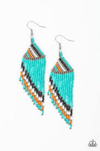 Load image into Gallery viewer, Bodaciously Bohemian - Blue Earrings - Paparazzi