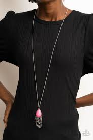 Musically Mojave - Pink Necklace - Paparazzi