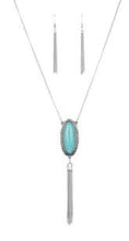 Load image into Gallery viewer, Ethereal Eden - Blue Necklace - Paparazzi