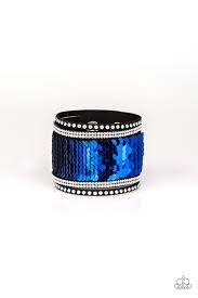 MERMAIDS Have More Fun - Blue Bracelet - Paparazzi