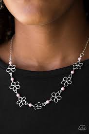 Always Abloom - Pink Necklace - Paparazzi