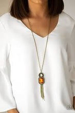 Load image into Gallery viewer, A Good TALISMAN Is Hard To Find - Orange Necklace - Paparazzi