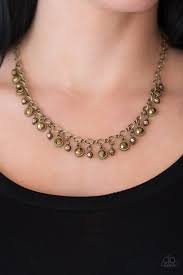 City Couture - Brass Necklace - Paparazzi