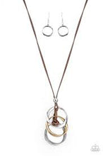 Load image into Gallery viewer, Harmonious Hardware - Brown Necklace - Paparazzi