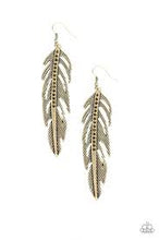 Load image into Gallery viewer, Give Me a ROOST - Brass Earrings - Paparazzi