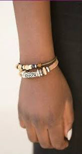 Canyon Treasure - Brown Bracelet - Paparazzi