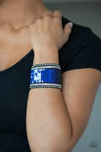 Load image into Gallery viewer, MERMAIDS Have More Fun - Blue Bracelet - Paparazzi