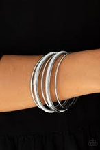 Load image into Gallery viewer, Pay a Hefty SHINE - Silver Bracelet - Paparazzi