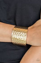 Load image into Gallery viewer, Wonderfully Wonder Woman - Gold Bracelet - Paparazzi