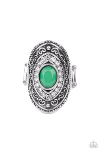 Entrancing Enchantment - Green Ring - Paparazzi