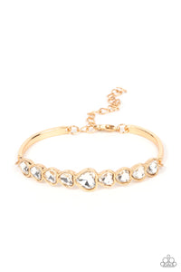 Lusty Luster - Gold Bracelet - Paparazzi