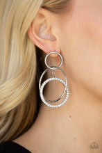 Load image into Gallery viewer, Metro Bliss - White Earrings - Paparazzi