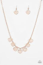 Load image into Gallery viewer, Less Is Amour - Rose Gold Necklace - Paparazzi