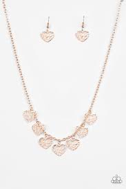 Less Is Amour - Rose Gold Necklace - Paparazzi