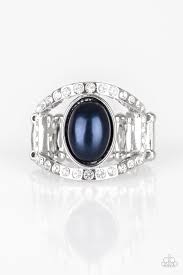 Radiating Riches - Blue Ring - Paparazzi