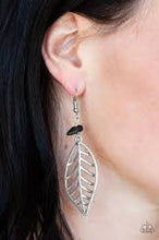 Load image into Gallery viewer, BOUGH Out - Black Earrings - Paparazzi