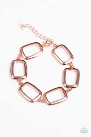 Basic Geometry - Copper Bracelet - Paparazzi