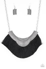 My PHARAOH Lady - Black Necklace - Paparazzi