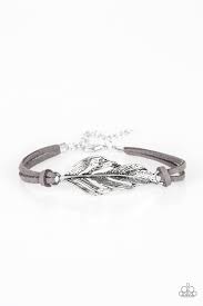 Faster Than FLIGHT - Silver Bracelet - Paparazzi