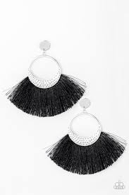 Spartan Spirit - Black Earrings - Paparazzi