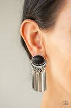 Load image into Gallery viewer, Monsoon Season - Black Earring - Paparazzi