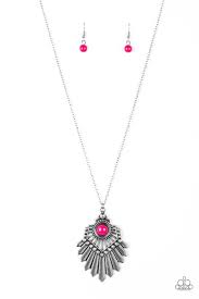 Inde-PENDANT Idol - Pink Necklace - Paparazzi