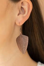 Load image into Gallery viewer, One Of The Flock - Copper Earrings - Paparazzi