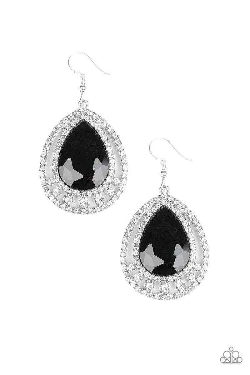 Paparazzi millionaire debonair black earring deals