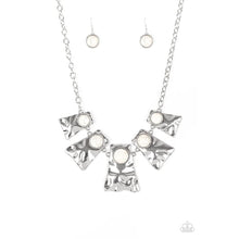 Load image into Gallery viewer, Cougar - White Necklace - Paparazzi