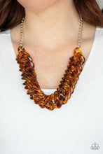 Load image into Gallery viewer, Comin&#39; In HAUTE - Brown Necklace - Paparazzi