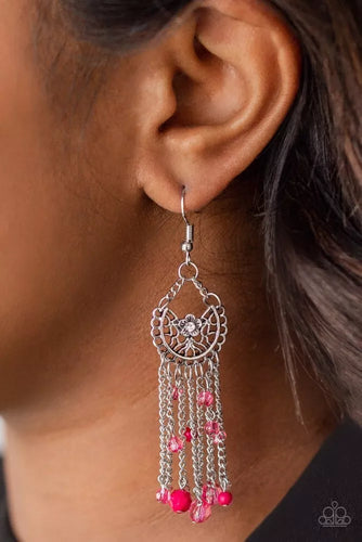 Daisy Daydream - Pink Earrings - Paparazzi