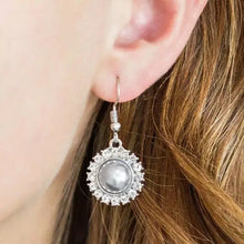 Load image into Gallery viewer, Take A Vow - White Earrings - Paparazzi