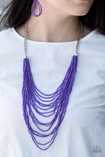 Load image into Gallery viewer, Bora Bombora - Purple Necklace - Paparazzi