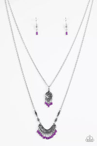 Bohemian Belle - Purple Necklace - Paparazzi