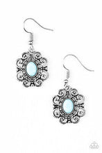 Load image into Gallery viewer, First And Foremost Flowers - Blue Earrings - Paparazzi