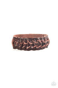 Rustle Up - Brown Bracelet - Paparazzi