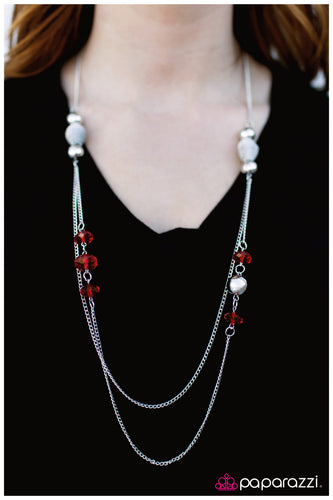 Pinch Me, Im Dreaming! - Red Necklace - Paparazzi