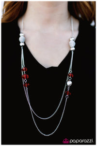Pinch Me, Im Dreaming! - Red Necklace - Paparazzi