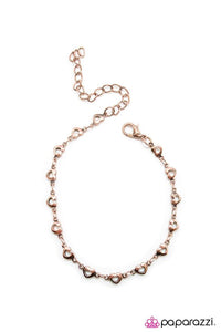 Sweet Romance - Copper Bracelet - Paparazzi