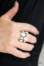 Load image into Gallery viewer, Floral Crowns - White Ring - Paparazzi