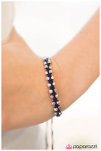 Load image into Gallery viewer, Never Back Down-Blue Bracelet - Paparazzi