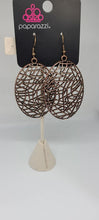 Load image into Gallery viewer, Way Out of Line - Copper Earrings - Paparazzi