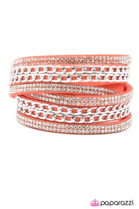 Glitz Blitz - Orange Bracelet - Paparazzi