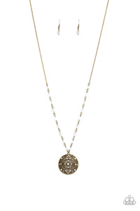 Everyday Enchantment - Brass Necklace - Paparazzi