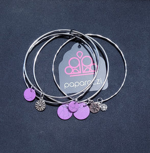 Prairie Plains - Purple Bracelet - Paparazzi