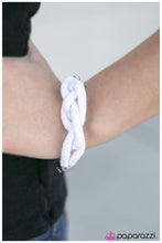 Load image into Gallery viewer, KNOT-tical Style - White Bracelet - Paparazzi