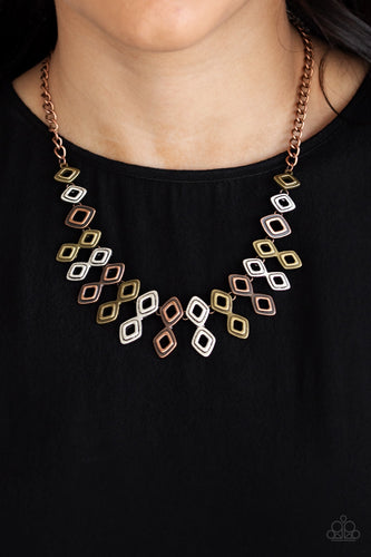 Geocentric - Multi Necklace - Paparazzi